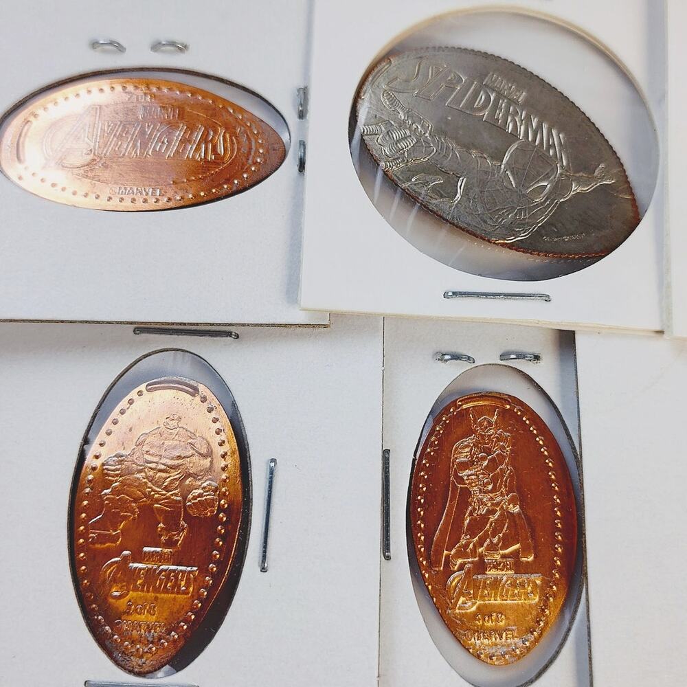 Disney California Adventure Avengers Pressed Coins - Bundle of 9 - Picture 3 of 10